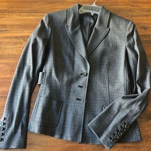 Gorgeous new jacket by ELIE TAHARI, small size 4. Tags off. Grey and black.
